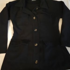 Women Wool Botton Down Coat